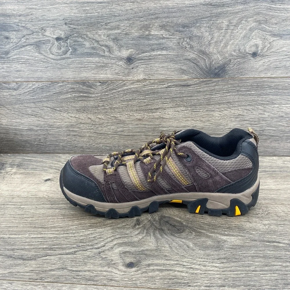 Eddie Bauer Waterproof Lace Up Hiking Sneakers Shoes Men's Size 9 Beige Brown